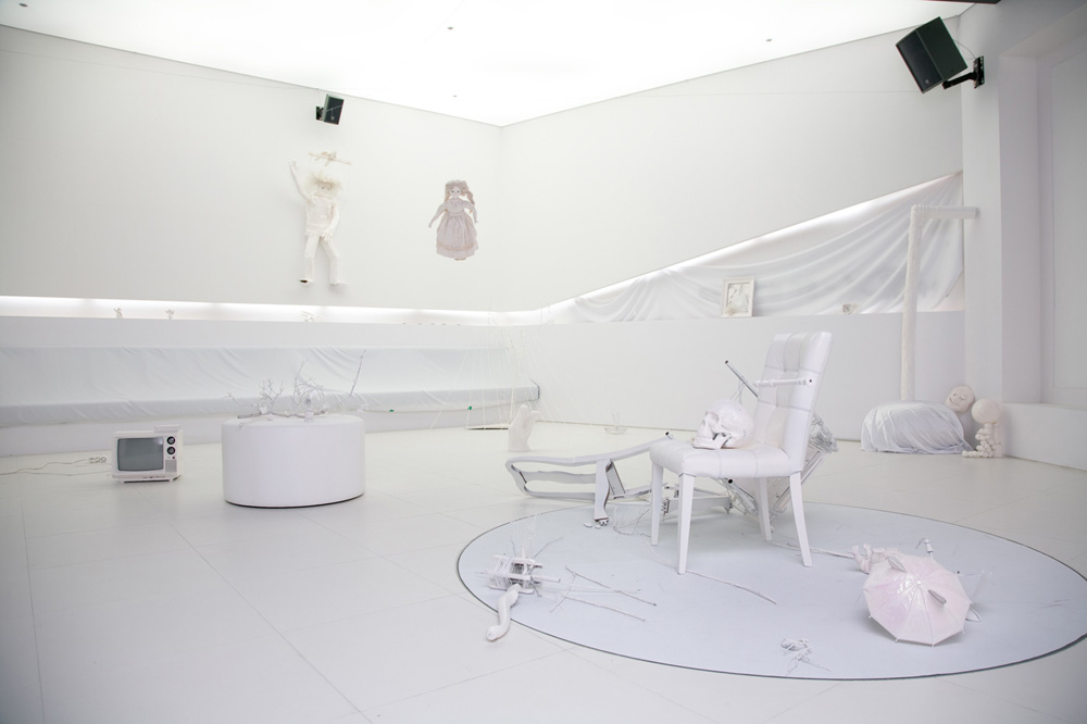 Installation view of Wishes, Lies, Dreams by Sarawut Chutiwongpeti